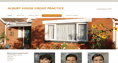 Desktop Screenshot of alburyhousegrouppractice.com